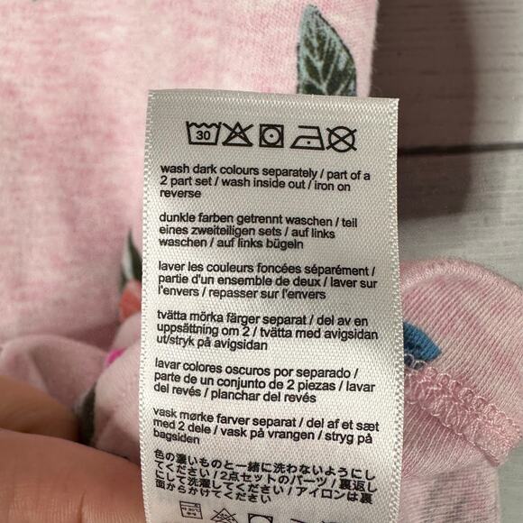 Joules Baby Girls 12-18 months Christina 216653 Floral Long Sleeve Dress Pink - Picture 7 of 9